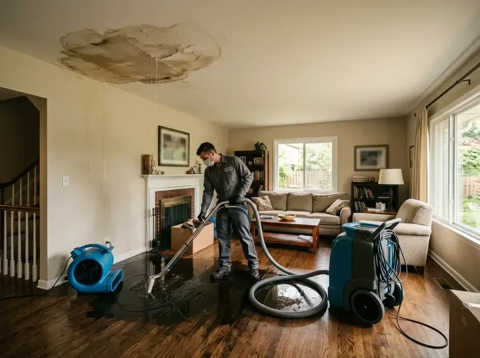 attic-pipe-burst-ceiling-drip-008 — frequently asked questions, Water Damage Restoration & Carpet Care in Henagar, AL